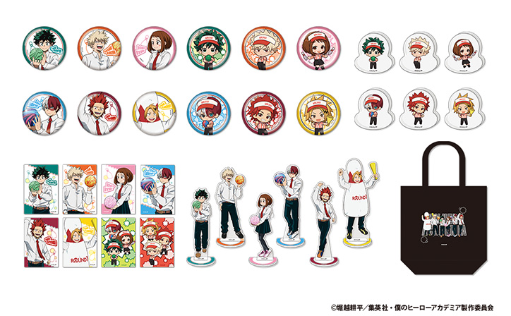【即日発送】全6種コンプ　ヒロアカ　アクリルキーホルダー　ラウンドワン限定 NEWS｜アニメ『僕のヒーローアカデミア』